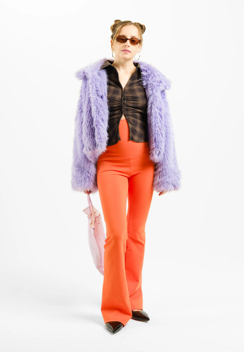 Rave Flared Pants - Nasturtium Orange