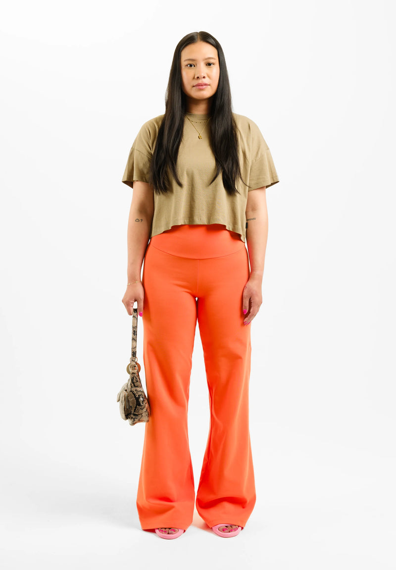 Posh Wide Leg Pants - Nasturtium Orange